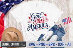 God Bless America SVG File | 4th of July SVG Product Image 2