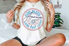 God bless America land that I love SVG,Patriotic Quote SVG Product Image 5