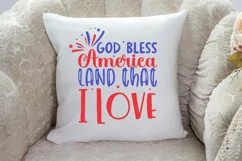 God bless America land that I love SVG,Land of the Free SVG Product Image 3