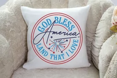 God bless America land that I love SVG,Patriotic Quote SVG Product Image 4