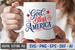 God Bless America SVG File | 4th of July SVG Product Image 3