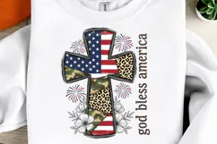 God Bless America PNG, 4th of July PNG Product Image 1