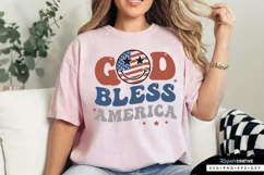 God Bless America SVG, 4th Of July SVG Design Product Image 2