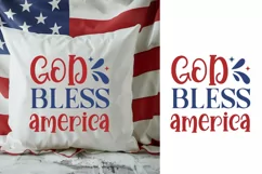 God Bless America SVG, 4th Of July SVG Design Product Image 2