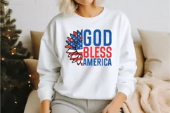 God bless America SVG Design,Fourth of July SVG,Country SVG Product Image 2