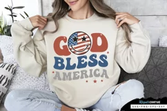 God Bless America SVG, 4th Of July SVG Design Product Image 1