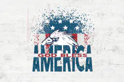 God Bless America, Patriotic Design SVG, 4th of July SVG Product Image 4