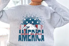 God Bless America, Patriotic Design SVG, 4th of July SVG Product Image 1
