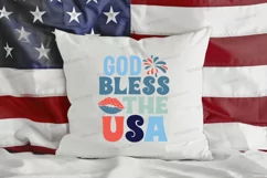 God Bless The Usa SVG, 4th Of July SVG Design Product Image 3