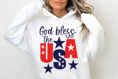 God Bless the USA SVG, Patriotic Christian SVG, America SVG Product Image 1