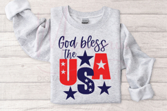 God Bless the USA SVG, Patriotic Christian SVG, America SVG Product Image 2