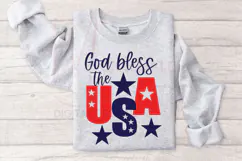 God Bless the USA SVG, Patriotic Christian SVG, America SVG Product Image 2