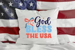 God Bless The Usa SVG, 4th Of July SVG Design Product Image 2