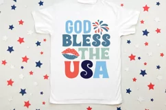 God Bless The Usa SVG, 4th Of July SVG Design Product Image 2