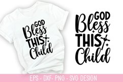 God Bless This Child - Jesus SVG Design Product Image 1