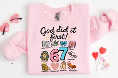 God Did It First PNG,Christian 6 7 Png,Six Seven Png Product Image 3