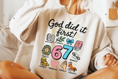 God Did It First PNG,Christian 6 7 Png,Six Seven Png Product Image 5