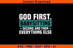 God First Babysitting Second Product Image 1