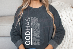 God Has a Plan SVG, Jeremiah 29:11 SVG, Bible Verse SVG Product Image 3