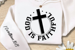 God Is Faithful Sleeve SVG Design Product Image 3