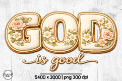 God is good Christian sublimation designs Product Image 1