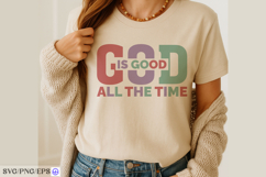 Faith Quote SVG God is Good All the Time Cut File Design Product Image 3