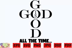 God Is Good SVG | God SVG | Religious SVG | Christian SVG Product Image 2