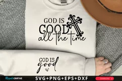 God Is Good All The Time Sleeve SVG, Christian SVG Design Product Image 1