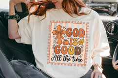 God Is Good All The Time Sublimation PNG, Christian Fall Product Image 7