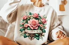 God Is Good All The Time PNG, Christian Sublimation, Jesus Product Image 2