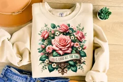 God Is Good All The Time PNG, Christian Sublimation, Jesus Product Image 3