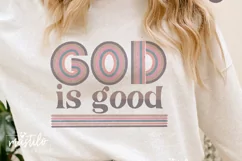 God Is Good Retro Png