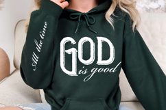 God Is Good Sleeve SVG Design Product Image 3