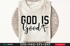 God Is Good SVG, Christian SVG Design, Faith SVG Product Image 1