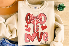 God Is Love Valentine's Day PNG, Love Like Jesus PNG Product Image 3