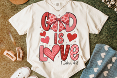 God Is Love Valentine's Day PNG, Love Like Jesus PNG Product Image 4