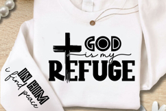 God Is My Refuge SVG Design Product Image 2