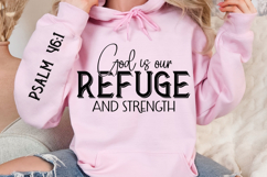 God Is Our Refuge And Strength Sleeve SVG Design Product Image 3