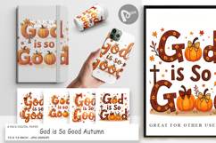 Autumn God Good Digital Paper Product Image 1