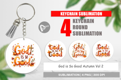 Autumn God Good Keychain Product Image 1