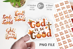 Autumn God Good Sticker Product Image 1