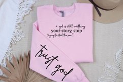 God is still writhing your story Sleeve SVG Product Image 3