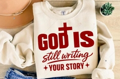 God is Still Writing Your Story SVG, Christian Valentine SVG Product Image 7