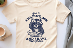 Funny Raccoon Student SVG PNG Design for School, Students Product Image 3