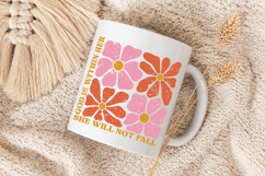 God Is Within Her PNG, Retro Floral Faith Design Product Image 5