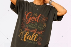 God Is Within Her She Will Not Fall PNG, Fall Png Product Image 9