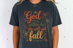 God Is Within Her She Will Not Fall PNG, Fall Png Product Image 1