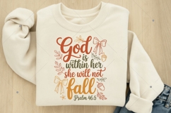 God Is Within Her She Will Not Fall PNG, Fall Png Product Image 4