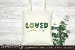 Valentine's Day Loved Christian SVG Cut File Product Image 2