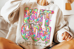 But God PNG, Christian PNG, Faith PNG, Floral Christian PNG Product Image 3